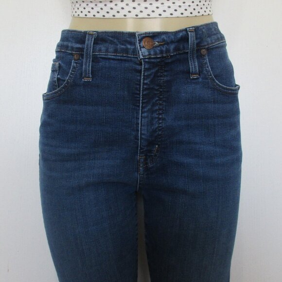MADEWELL Jeans 10" High Rise Skinny Denim Size 31 - Picture 3 of 13